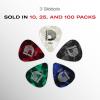 imageDAddario Celluloid Guitar Picks  Guitar Accessories  Guitar Picks for Acoustic Guitar Electric Guitar Bass Guitar  Natural Feel Warm Tone  Green Extra Heavy 125mm Heavy 10packAssorted