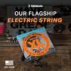 imageDAddario Electric Guitar Strings XL Nickel EXL1163D Medium TopHeavy Bottom Gauge 1152 6String Set Pack of 3Super Light  0942