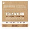 imageDAddario Set Classic Guitar Folk Blk Spc Ball EJ328020 Bronze