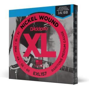 imageDAddario Electric Guitar Strings XL Nickel EXL1163D Medium TopHeavy Bottom Gauge 1152 6String Set Pack of 3Baritone Medium  1468
