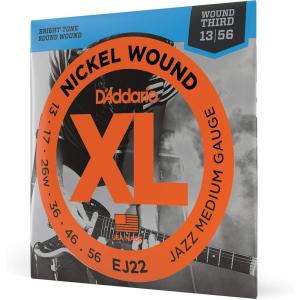 imageDAddario Electric Guitar Strings XL Nickel EXL1163D Medium TopHeavy Bottom Gauge 1152 6String Set Pack of 3Jazz Medium  1356