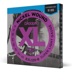 imageDAddario Electric Guitar Strings XL Nickel EXL1163D Medium TopHeavy Bottom Gauge 1152 6String Set Pack of 3Super Light  8String  0965