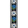 imageDAddario Accessories Guitar Strap  Electric Acoustic ampamp Bass Guitar Strap  Woven Peace Love  Brown and YellowBlack  Blue