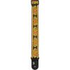 imageDAddario Accessories Guitar Strap  Electric Acoustic ampamp Bass Guitar Strap  Woven Peace Love  Brown and YellowBrown  Yellow
