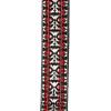 imageDAddario Accessories Leather Banjo Strap  Cradle Style  Strap for Banjo  Black Standard 25LBNJ00DXRed  Silver