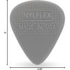 imageDAddario Accessories Nylflex Guitar Picks  Nylon Guitar Picks with Grip  Great for Vintage Electric Sounds and Acoustic Strumming  10 pack Medium 75mm050mmLight