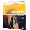 imageDAddario Acoustic Guitar Strings 8020 Bronze EJ10 Extra Light Gauge 1047 6String Set Pack of 11Pack