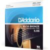 imageDAddario Acoustic Guitar Strings 8020 Bronze EJ10 Extra Light Gauge 1047 6String Set Pack of 11Pack