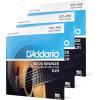 imageDAddario Acoustic Guitar Strings 8020 Bronze EJ10 Extra Light Gauge 1047 6String Set Pack of 13Pack