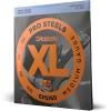 imageDAddario Bass Guitar Strings XL Pro Steels EPS165 Long Scale Regular Light TopMedium Bottom Gauge 45105 4String Set Pack of 1Long Scale