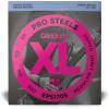 imageDAddario Bass Guitar Strings XL Pro Steels EPS165 Long Scale Regular Light TopMedium Bottom Gauge 45105 4String Set Pack of 1Short Scale