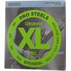 imageDAddario Bass Guitar Strings XL Pro Steels EPS165 Long Scale Regular Light TopMedium Bottom Gauge 45105 4String Set Pack of 1Super Long Scale