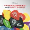 imageDAddario Duralin Guitar Picks  Guitar Accessories  Guitar Picks for Acoustic Guitar Electric Guitar Bass Guitar  Great Strength Grip Durability  Green Medium 085mm 25Pack1mmMediumHeavy