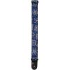 imageDAddario Guitar Strap Camouflage Leather Adjustable from 35 to 595 One Size 50G04Bandana Blue