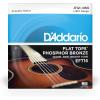 imageDAddario Guitar Strings  Acoustic Guitar Strings  Flat Tops Phosphor Bronze  For 6 String Guitar  Warm SemiBright Tone  EFT16  Light 1253Light1253 Pack of 2