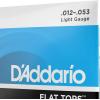 imageDAddario Guitar Strings  Acoustic Guitar Strings  Flat Tops Phosphor Bronze  For 6 String Guitar  Warm SemiBright Tone  EFT16  Light 1253Light1253 Pack of 2