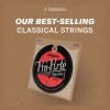 imageDAddario Guitar Strings  ProArte Classical Guitar Strings  EJ31 Nylon Guitar Strings  Silver Plated Wrap Nylon Core Rectified Nylon Trebles  Hard TensionModerate