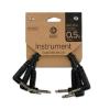 imageDAddario Instrument Cable 14quot FlatOffset 6 in PWFPRR206OSBlack