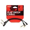 imageDAddario Instrument Cable 14quot FlatOffset 6 in PWFPRR206OSFlat  Offset