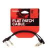 imageDAddario Instrument Cable 14quot FlatOffset 6 in PWFPRR206OSFlat  Right Angle