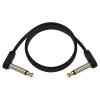 imageDAddario Instrument Cable 14quot FlatOffset 6 in PWFPRR206OSFlat  Right Angle