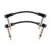 imageDAddario Instrument Cable 14quot FlatOffset 6 in PWFPRR206OSFlat  Right Angle