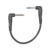 imageDAddario Instrument Cable 14quot FlatOffset 6 in PWFPRR206OSRound  Right Angle