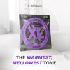 imageDAddario XL Chromes Flat Wound Bass Guitar Strings  ECB81  Long Scale  Regular Light 45100Super Long Scale