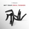 imagePlanet Waves PWCP09 DAddario Guitar Capo NS Tri Action For 6String Electric and Acoustic Guitars Micrometer Tension Adjustment InTune Performance Black 149x102x177cm816 GramsSilver