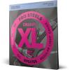 imageDAddario Bass Guitar Strings XL Pro Steels EPS165 Long Scale Regular Light TopMedium Bottom Gauge 45105 4String Set Pack of 1Short Scale