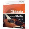 imageDAddario Guitar Strings  Acoustic Guitar Strings  Flat Tops Phosphor Bronze  For 6 String Guitar  Warm SemiBright Tone  EFT13  Resophonic Guitar 1656