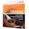 imageDAddario Guitar Strings  Acoustic Guitar Strings  Flat Tops Phosphor Bronze  For 6 String Guitar  Warm SemiBright Tone  EFT15  Extra Light 1047