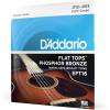 imageDAddario Guitar Strings  Acoustic Guitar Strings  Flat Tops Phosphor Bronze  For 6 String Guitar  Warm SemiBright Tone  EFT16  Light 1253Light1253