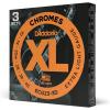 imageDAddario Guitar Strings  XL Chromes Electric Guitar Strings  Flat Wound  Polished for UltraSmooth Feel and Warm Mellow Tone  ECG24  Jazz Light 1150 1Pack3Pack