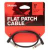 imageDAddario Instrument Cable 14quot FlatOffset 6 in PWFPRR206OSFlat  Right Angle
