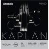 imageDAddario Kaplan Vivo Violin String  Single D String  KV313 14M  Violin Strings  14 Scale Medium TensionFull Set