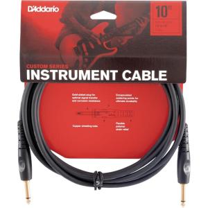 imageDAddario Accessories 0 String Acoustic Bass Guitar Ambidextrous Black 10 Feet PWG10