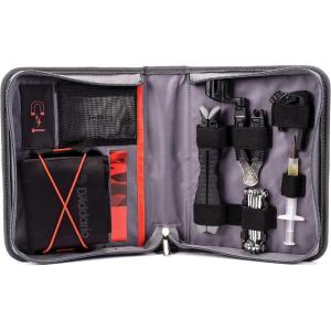 imageDAddario Accessories Guitar Maintenance Kit  Guitar Tool Kit  Guitar Setup Kit  Perfect Kit for Guitar Tech BlackGuitar