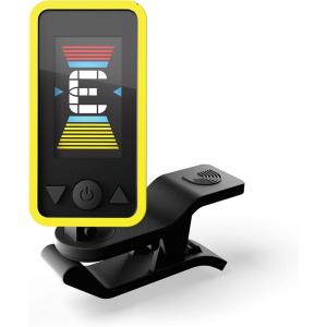 imageDAddario Accessories Guitar Tuner  Eclipse Headstock Tuner  Clip On Tuner for Guitar  Great for Acoustic Guitars ampamp Electric Guitars  Quick ampamp Accurate Tuning  BlackYellow