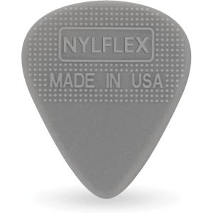 imageDAddario Accessories Nylflex Guitar Picks  Nylon Guitar Picks with Grip  Great for Vintage Electric Sounds and Acoustic Strumming  10 pack Medium 75mm1mmHeavy
