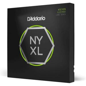 imageDAddario Bass Guitar Strings NYXL Nickel Plated NYXL4095 Super Light Gauge 4095 Long Scale 4String Set Pack of 1Lt TopMed Bottom  45105