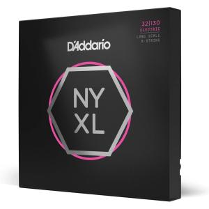 imageDAddario Bass Guitar Strings NYXL Nickel Plated NYXL4095 Super Light Gauge 4095 Long Scale 4String Set Pack of 1Regular Light  32130 6String