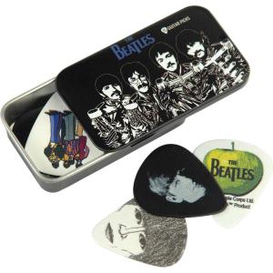 imageDAddario Beatles Guitar Picks  The Beatles Collectable Guitar Picks  Logo  Collectible TinPicksSgt Pepper