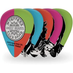 imageDAddario Beatles Guitar Picks  The Beatles Collectable Guitar Picks  Logo  Collectible TinPicksSgt Pepper 50th