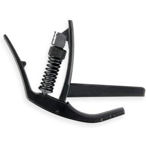 imageDAddario Capo  NS Artist 6 String Classical Acoustic Guitars Single Hand Use Integrated Pick Holder Black