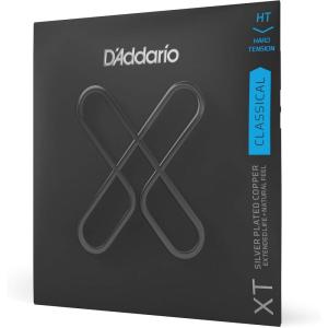 imageDAddario Classical Guitar Strings XT Coated XTC45 Normal Tension 6String Set Pack of 1Hard Tension