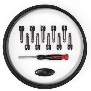 imageDAddario DAddario Accessories DIY Solderless Cable Kit with Mini Plugs Black PWMGPKIT10