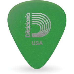 imageDAddario Duralin Guitar Picks  Guitar Accessories  Guitar Picks for Acoustic Guitar Electric Guitar Bass Guitar  Great Strength Grip Durability  Green Medium 085mm 25Pack085mmMedium