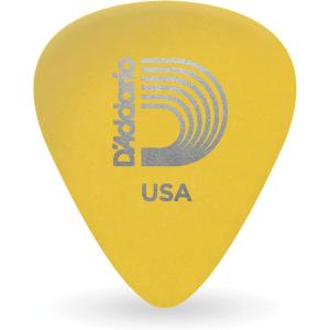 imageDAddario Duralin Guitar Picks  Guitar Accessories  Guitar Picks for Acoustic Guitar Electric Guitar Bass Guitar  Great Strength Grip Durability  Green Medium 085mm 25Pack070mmLightMedium
