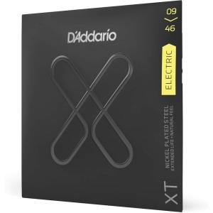 imageDAddario Electric Guitar Strings XT Nickel Coated XTE1046 Regular Light Gauge 1046 6String Set Pack of 1Super LightReg Bot  0946